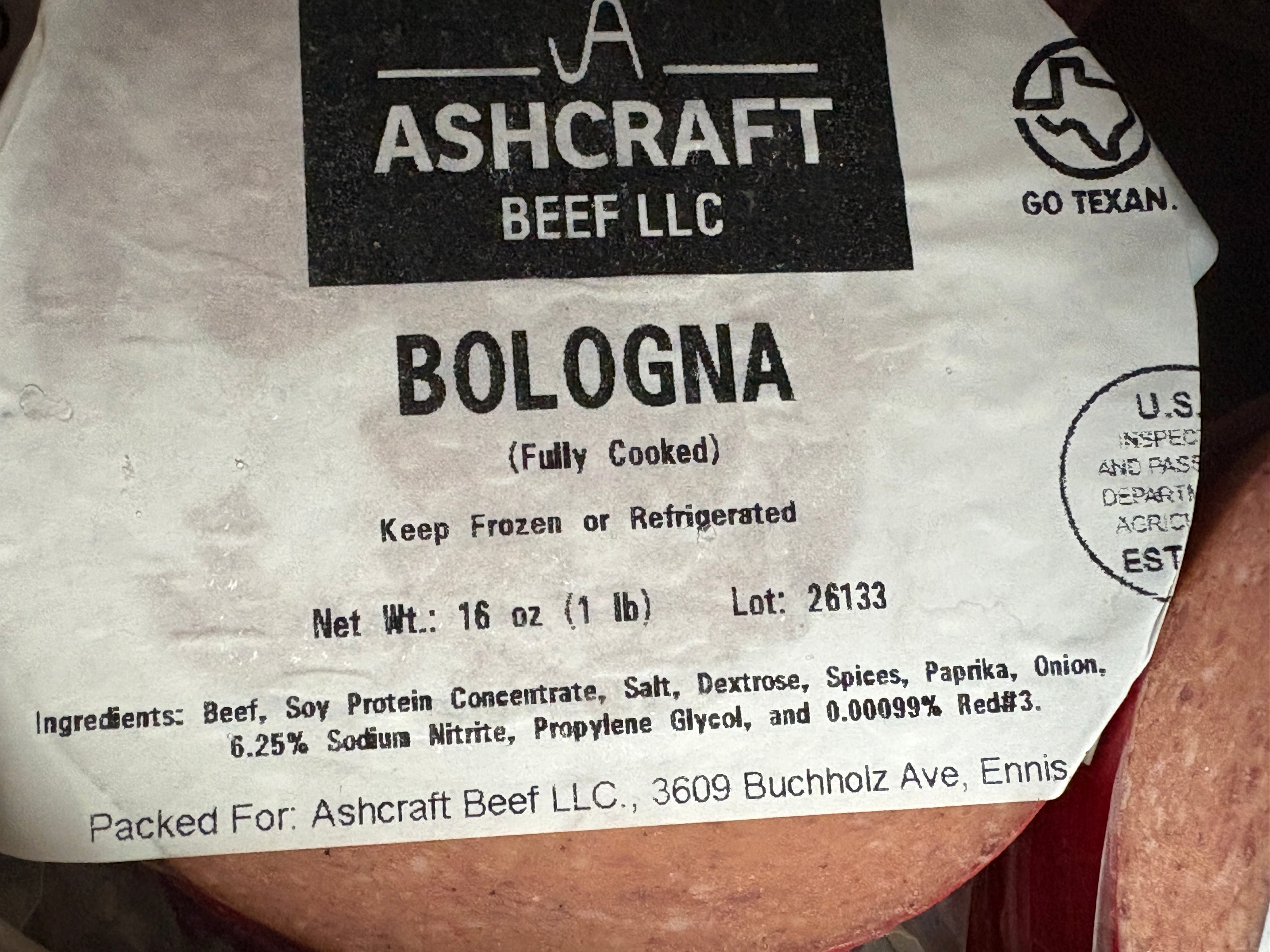 Bologna - ALL BEEF