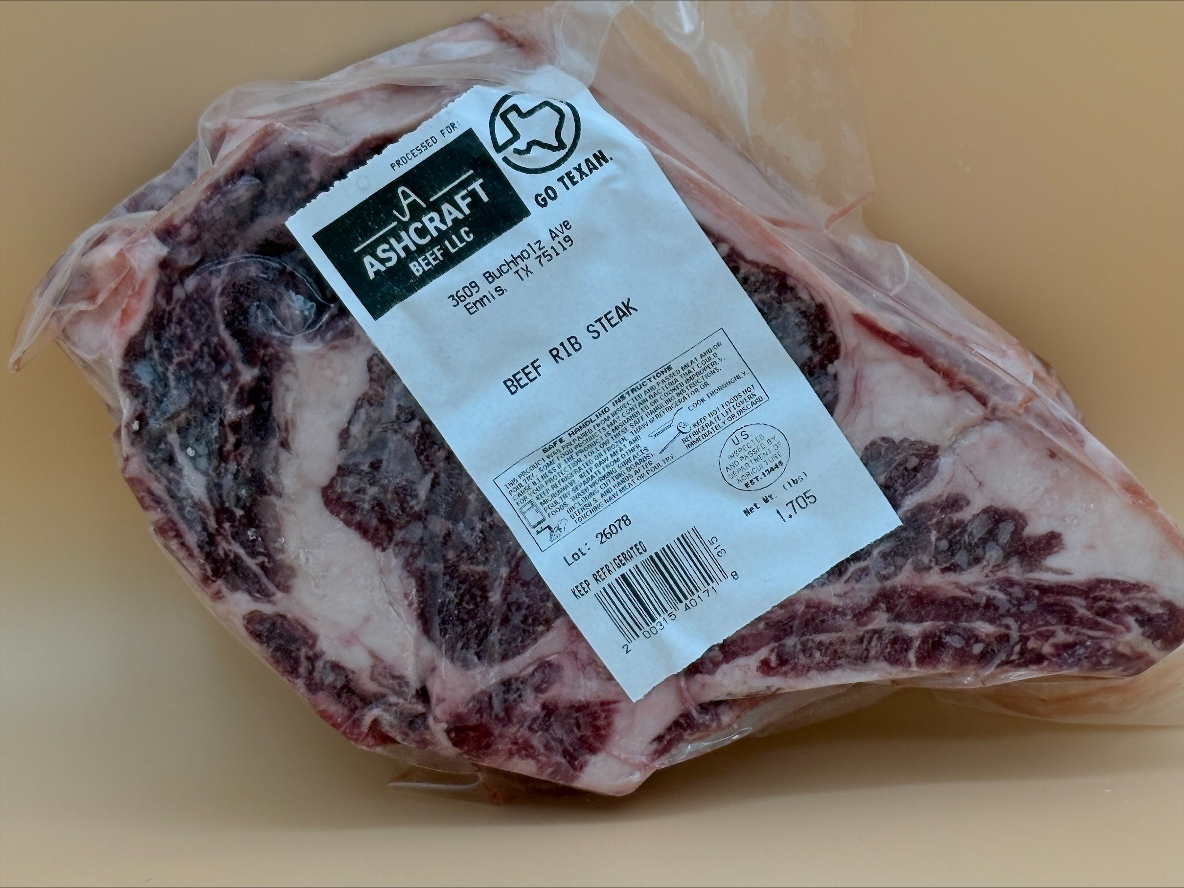 Ribeye Steak (Bone-In) 20-25 oz.