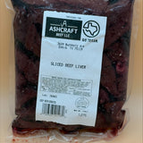 Beef Liver - Sliced 1 lb packs